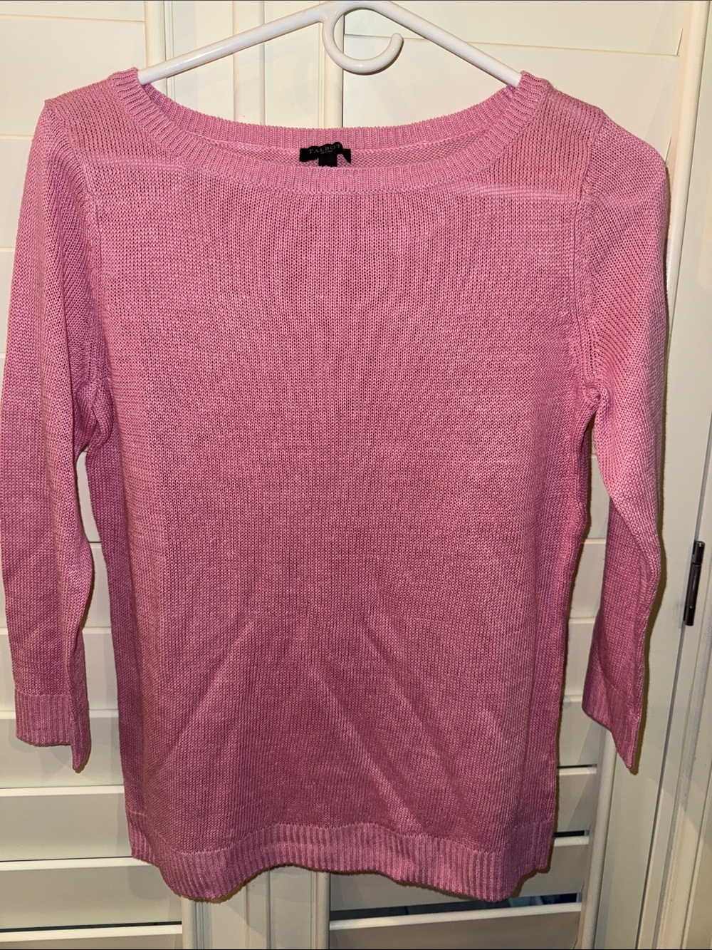 Talbots Pink Crewneck Sweater